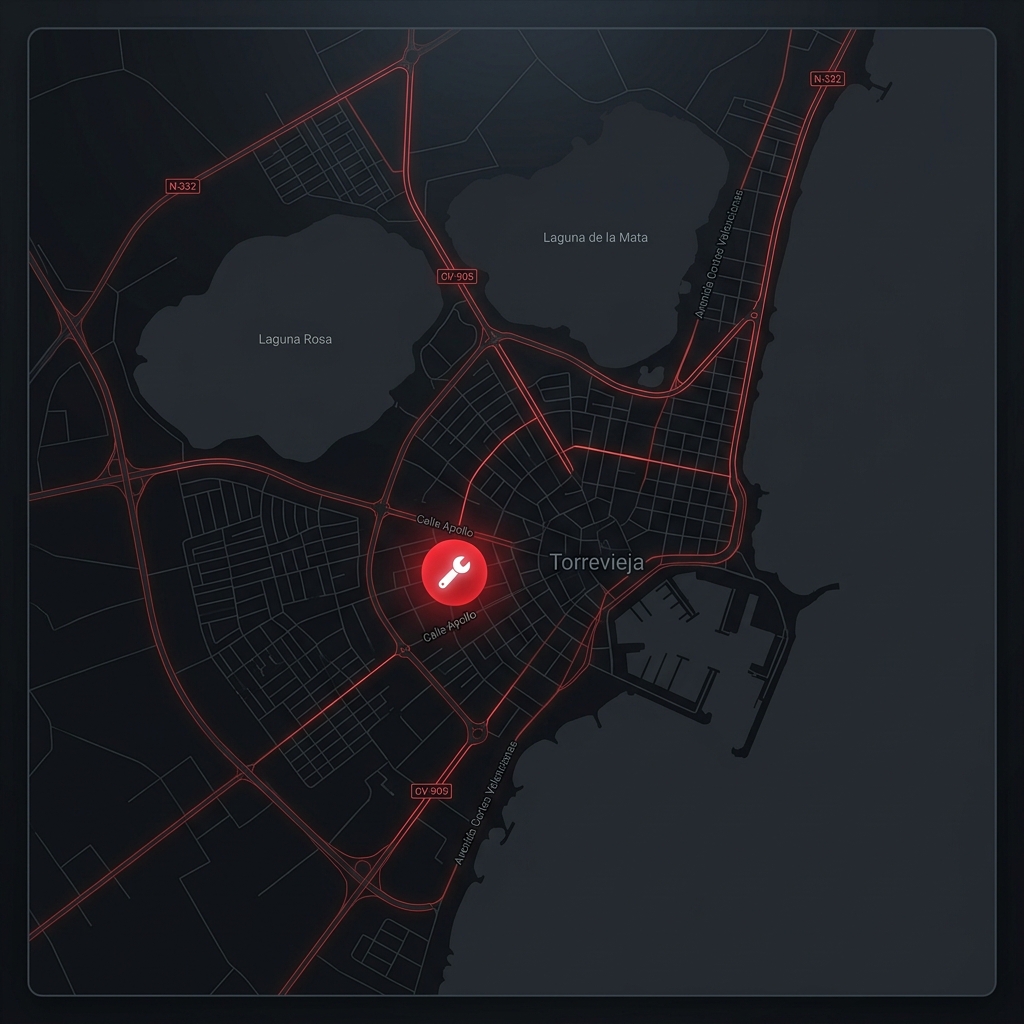 Mapa CrisAuto Torrevieja